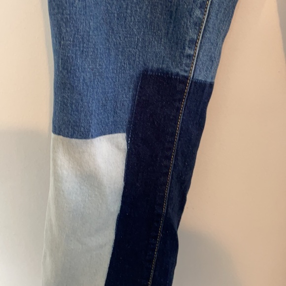 Universal Thread Color Block Cropped Jeans - Picture 11 of 13